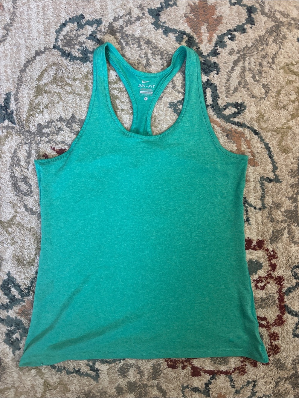 Nike Teal Racerback Dri-FIT Tank Top